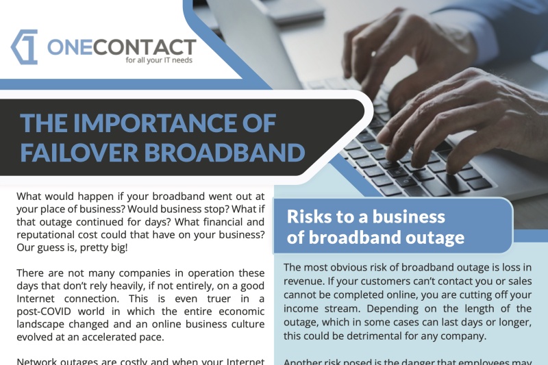 eBook: The Importance of Failover Broadband